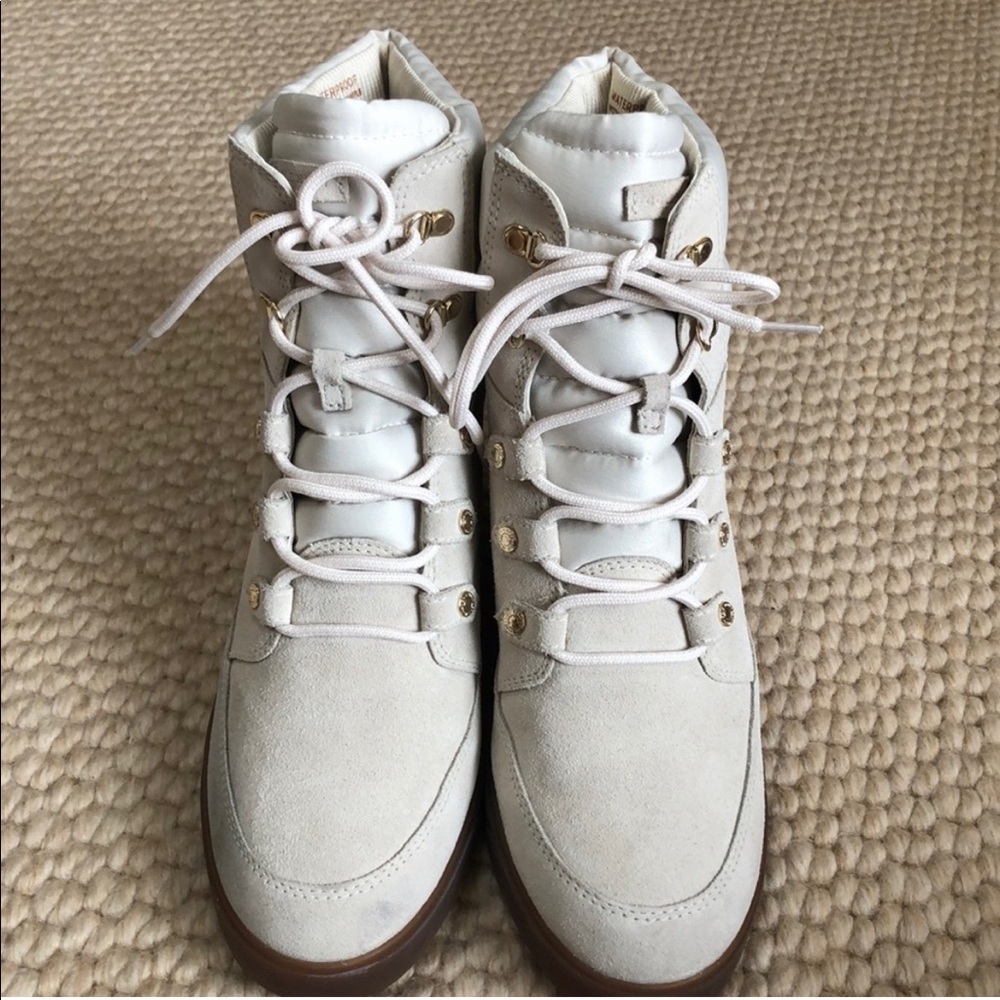 {Cole Haan} Waterproof Suede Hiker Boots